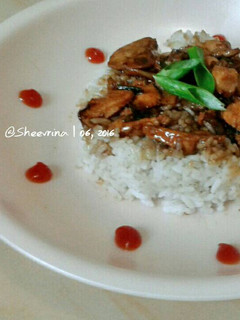 Foto resep Nasi Tim Ayam Teriyaki