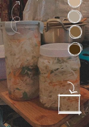 Hình của món Dưa bắp cải muối.