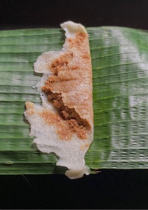 A picture of Ela Ada or Elayappam.