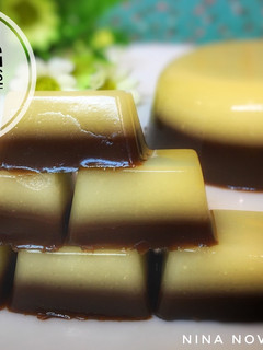 Foto resep Puding jagung lapis coklat #indonesiamemasak