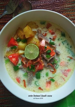 Foto resep Soto betawi