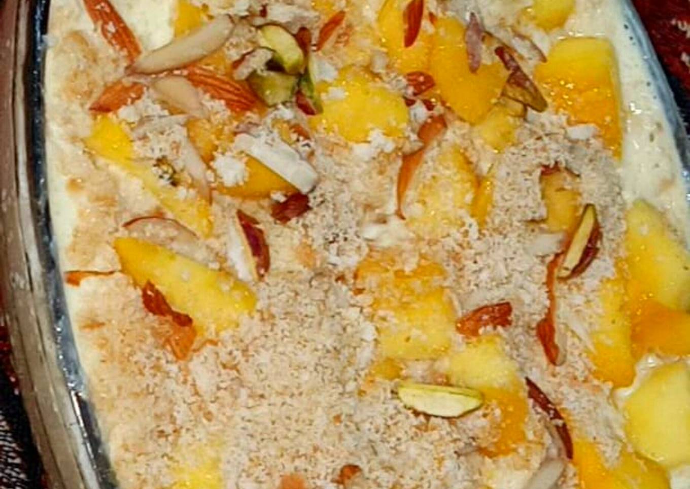 Mango trifle