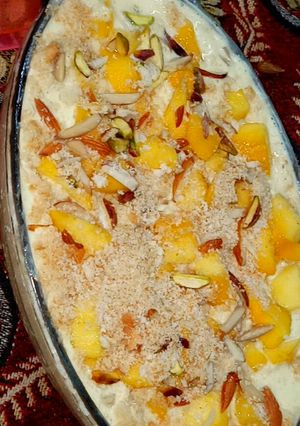 A picture of Mango trifle.