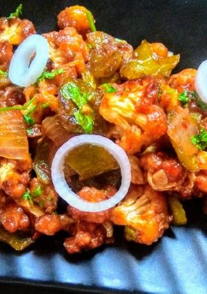 A picture of Gobhi chilli.