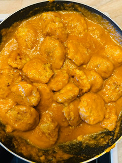 Una foto de Filetes rusos en salsa de cebolla