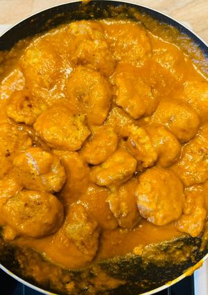 Una foto de Filetes rusos en salsa de cebolla