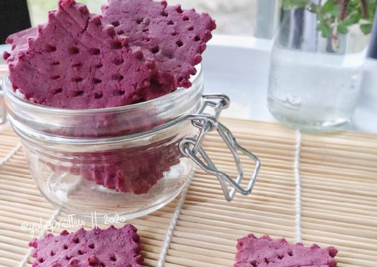 Crackers Ubi Ungu Gluten Free