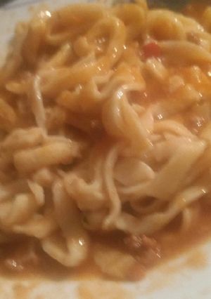 Una foto de Fideos caseros