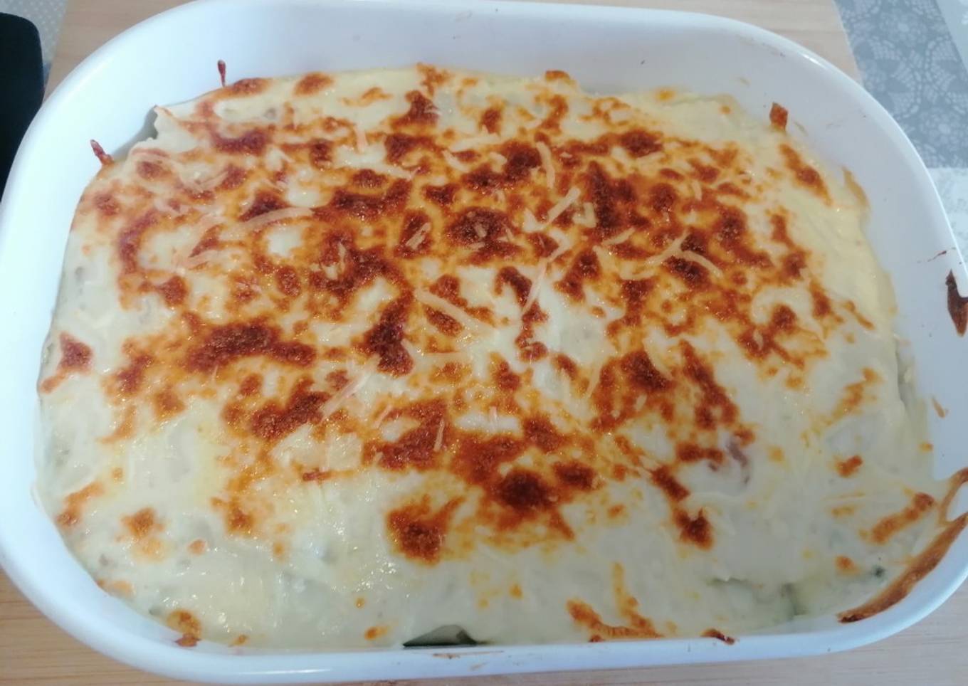 274. Canelones de espinacas y setas / Horno