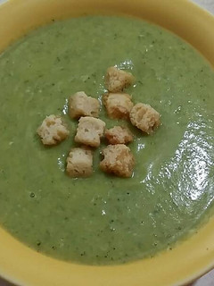 Una foto de Crema de calabacín