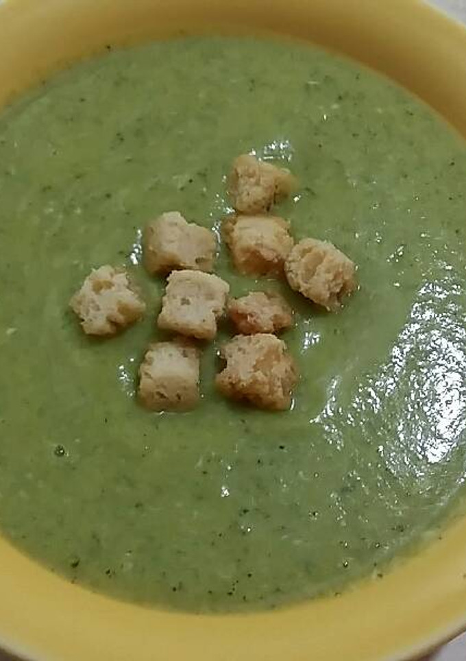 Una foto de Crema de calabacín