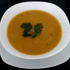 A picture of My Carrot, Celery & Coriander Soup.