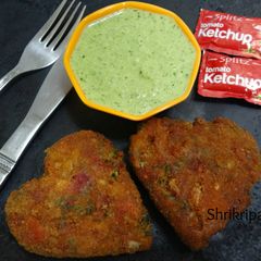 Mint- Coconut chutney/ dip: A picture of Mint- Coconut chutney/ dip:.