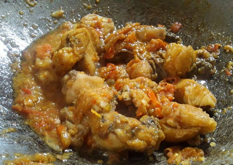 Langkah Mudah untuk memasak Ayam bumbu gila, Lezat Sekali