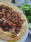 Hummus with Tahini and Ground Beef