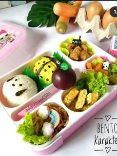 Foto resep Nasi Bento Simple/ Hand Molding