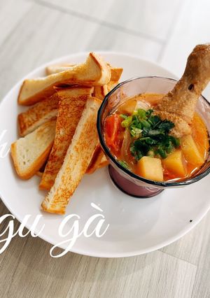 Hình của món Lagu gà - ăn dặm.