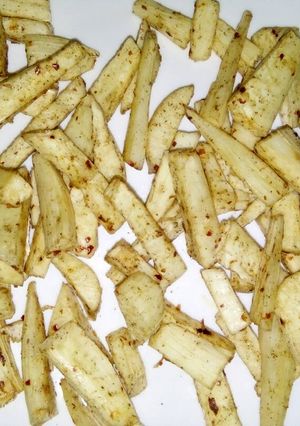 Foto resep Baked cassava fries
