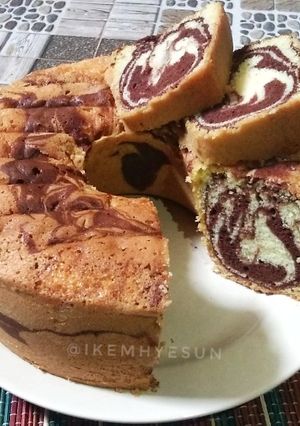 Foto resep Bolu Marmer Jadul