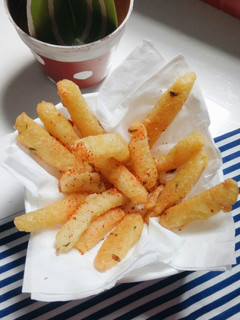 Foto resep Potato cheese fries (kentang goreng kekinian)