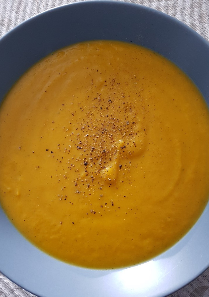 Una foto de Puré de verduras casero