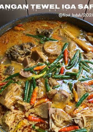 Foto resep Jangan Tewel Iga Sapi (sayur lodeh nangka muda)
