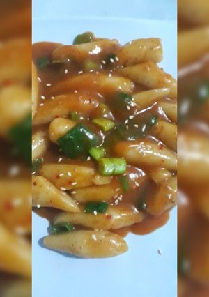 Foto resep Tteokbokki, (tanpa rasa tepung)