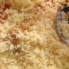 A picture of Couscous with maggi and oil.