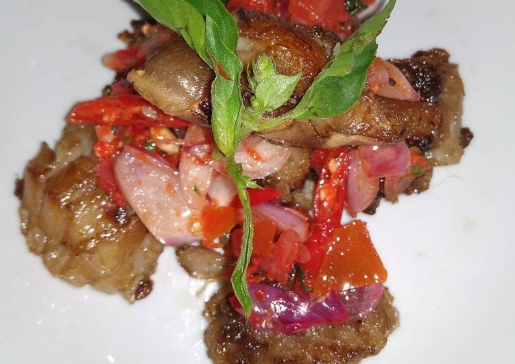 Resep Luwat / Dabu Ikan Asap (Iwak Pe) yang mudah