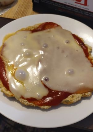 Una foto de Pizza light en 5 minutos