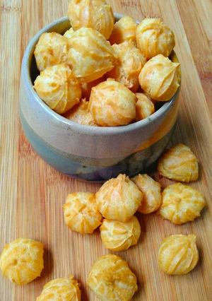 Foto resep Sus kering keju (cheesy crispy choux)