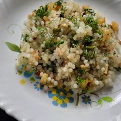 A picture of Sabudana khichdi(fasting recipe).