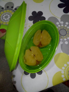 Una foto de Manzana al microondas