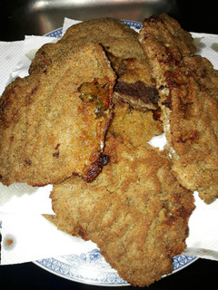Una foto de Milanesa de carne al horno