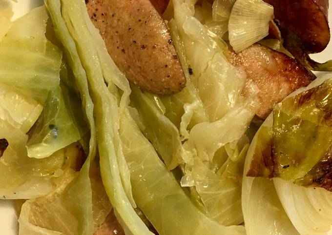 Andouille and Cabbage