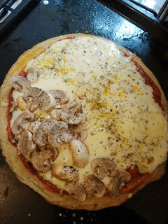 Una foto de Pizza de Quinoa