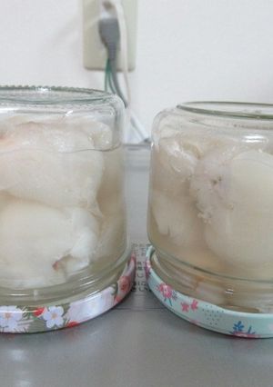 自製荔枝罐頭 的食譜成品照片