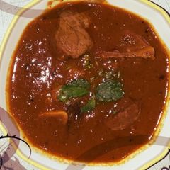 A picture of Malabar mutton chops.