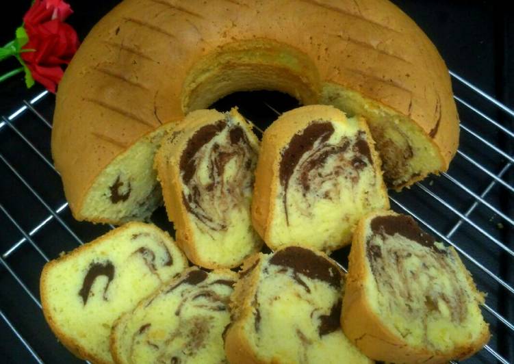 Resep Marmer Cake Anti Gagal