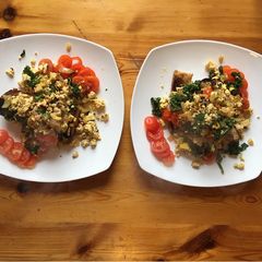 A picture of Scrambled tofu (vegan 🌱).
