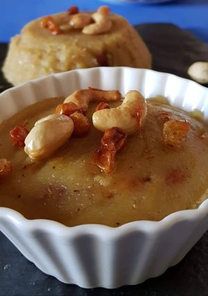 A picture of Sweet potato halwa.