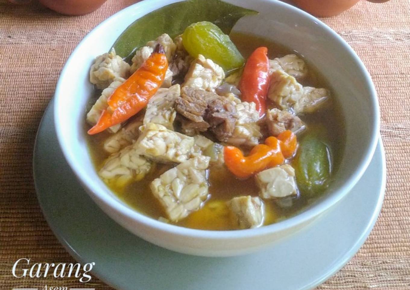 Garang Asem Daging Tempe