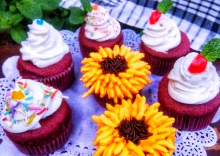 Resep Cup Cake Red Velvet yang Lezat Sekali