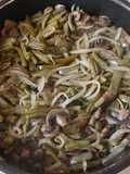 Nopales con champiñones