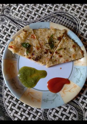 प्याज़ का पराठा (pyaz ka paratha recipe in hindi) रेसिपी मुख्य फोटो