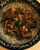 雙菇醬滷油豆腐（低醣生酮餐）（方便素）（一鍋到底之簡單料理）（便當菜）（10分鐘快速料理）