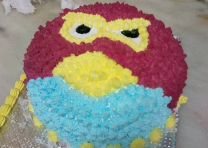 Red Shallot Kitchen: Angry Birds Birthday Cake