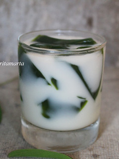 Foto resep Grass Jelly Milk
