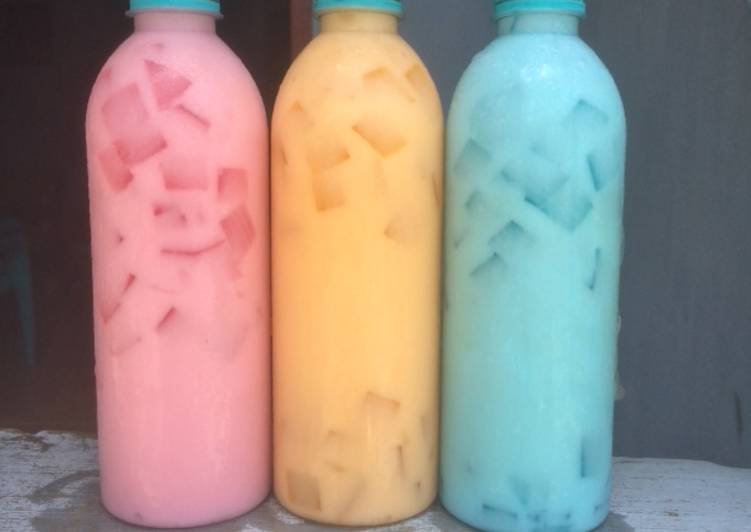 Cara Gampang Membuat Milky Jelly Drink (Pop Ice) yang Bisa Manjain Lidah