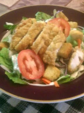 Simple Way Make Recipe crispy chicken salad that is Delicious, Tasty}